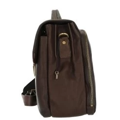 Dermata - Aktentasche Leder Mit Überschlag 41.5 Cm -Ausgewählte Modetaschengeschäfte 2828 br b3