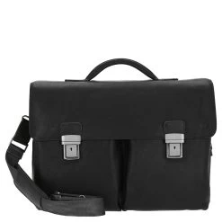 Dermata - Aktentasche Leder Mit Überschlag 41.5 Cm