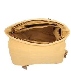 Dermata - Rucksack Canvas/Leder Kombination 39 Cm -Ausgewählte Modetaschengeschäfte 2842 n b6