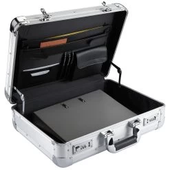 Dermata - Aktenkoffer Aluminium 45 Cm -Ausgewählte Modetaschengeschäfte 7208 si b6