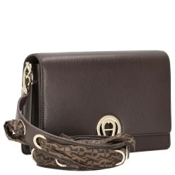 Aigner Livia - Umhängetasche + Tuch 24 Cm M -Ausgewählte Modetaschengeschäfte Aigner Livia Umh ngetasche 24 cm M espresso brown 132242 0734 5