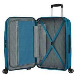 American Tourister Bon Air DLX 4-Rollen-Trolley M 66 Cm Erw. -Ausgewählte Modetaschengeschäfte American Tourister American Tourister Bon Air DLX 4 Rollen Trolley 66 24 cm erweiterbar seaport blue 134850 3870 5