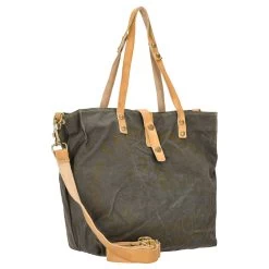 Campomaggi Genziana - Shopper S 32 Cm -Ausgewählte Modetaschengeschäfte Campomaggi Shopper 32 cm grey natural oro print C025970ND X0009 F0640 5