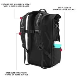 Chrome Barrage Cargo Rolltop 20 - Rucksack 51 Cm -Ausgewählte Modetaschengeschäfte Chrome Barrage Cargo Rolltop Rucksack mit Laptopfach 15 039 039 51 cm all black BG 163 ALLB 6