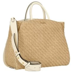 Coccinelle Concrete Rafia - Handtasche 37 Cm -Ausgewählte Modetaschengeschäfte Coccinelle Concrete Rafia Handtasche 37 cm natural white E1LLD180201 399 5