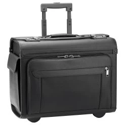 D&N Business Travel - 2-Rollen Businesstrolley Leder 46 Cm