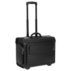 D&N Business & Travel - 2-Rollen Businesstrolley 46 Cm -Ausgewählte Modetaschengeschäfte D amp N Business amp Travel 2 Rollen Pilotentrolley 46 cm schwarz DN2872 01 5