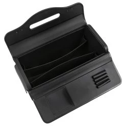 D&N Business & Travel - Pilotenkoffer PU Mit 2 Verschlüssen 46 Cm Vortasche -Ausgewählte Modetaschengeschäfte D amp N Business amp Travel Pilotenkoffer PU mit 2 Verschl ssen 46 cm Vortasche schwarz DN2689 01 3