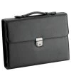 D&N Easy Business Konferenzmappe Feingenarbtes PU 36 Cm -Ausgewählte Modetaschengeschäfte D amp N Easy Business Konferenzmappe feingenarbtes PU 36 cm schwarz DN5129 01 1