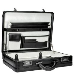 D&N Tradition - Aktenkoffer Leder 45 Cm Erw. -Ausgewählte Modetaschengeschäfte D amp N Tradition Aktenkoffer Leder 45 cm erw schwarz DN2632 01 6