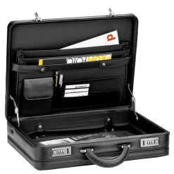 D&N Tradition Business - Aktenkoffer PU 46 Cm Erw. -Ausgewählte Modetaschengeschäfte D amp N Tradition Business Aktenkoffer 46 cm erw schwarz DN2634 01 6