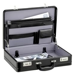 D&N Tradition Business - Aktenkoffer Leder 45 Cm Erw. -Ausgewählte Modetaschengeschäfte D amp N Tradition Business Aktenkoffer Leder 45 cm erw schwarz DN2667 01 6