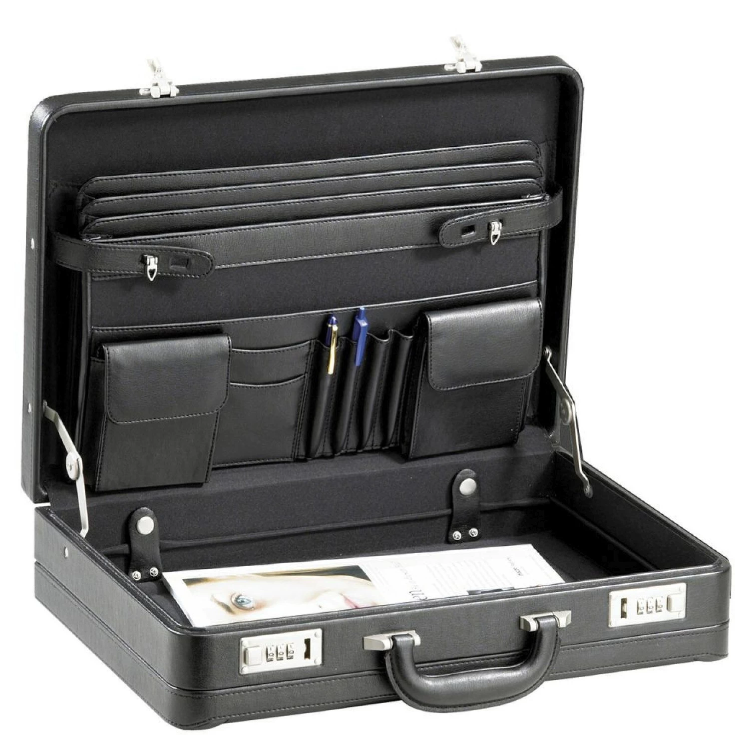 D&N Tradition Business - Aktenkoffer Feingenarbtes PU 46 Cm Erw. 8 D&N Tradition Business - Aktenkoffer Feingenarbtes PU 46 Cm Erw. – Bild 6