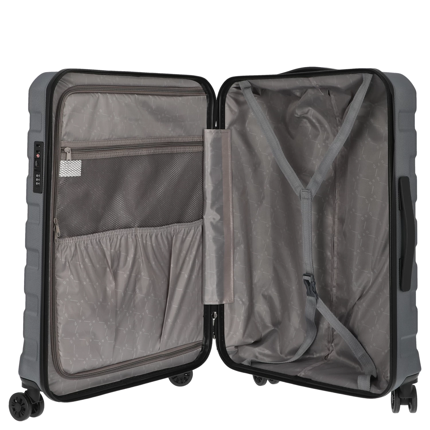 D&N Travel Line 2400 - 4-Rollen-Trolley M 68 Cm 8 D&N Travel Line 2400 - 4-Rollen-Trolley M 68 Cm – Bild 6