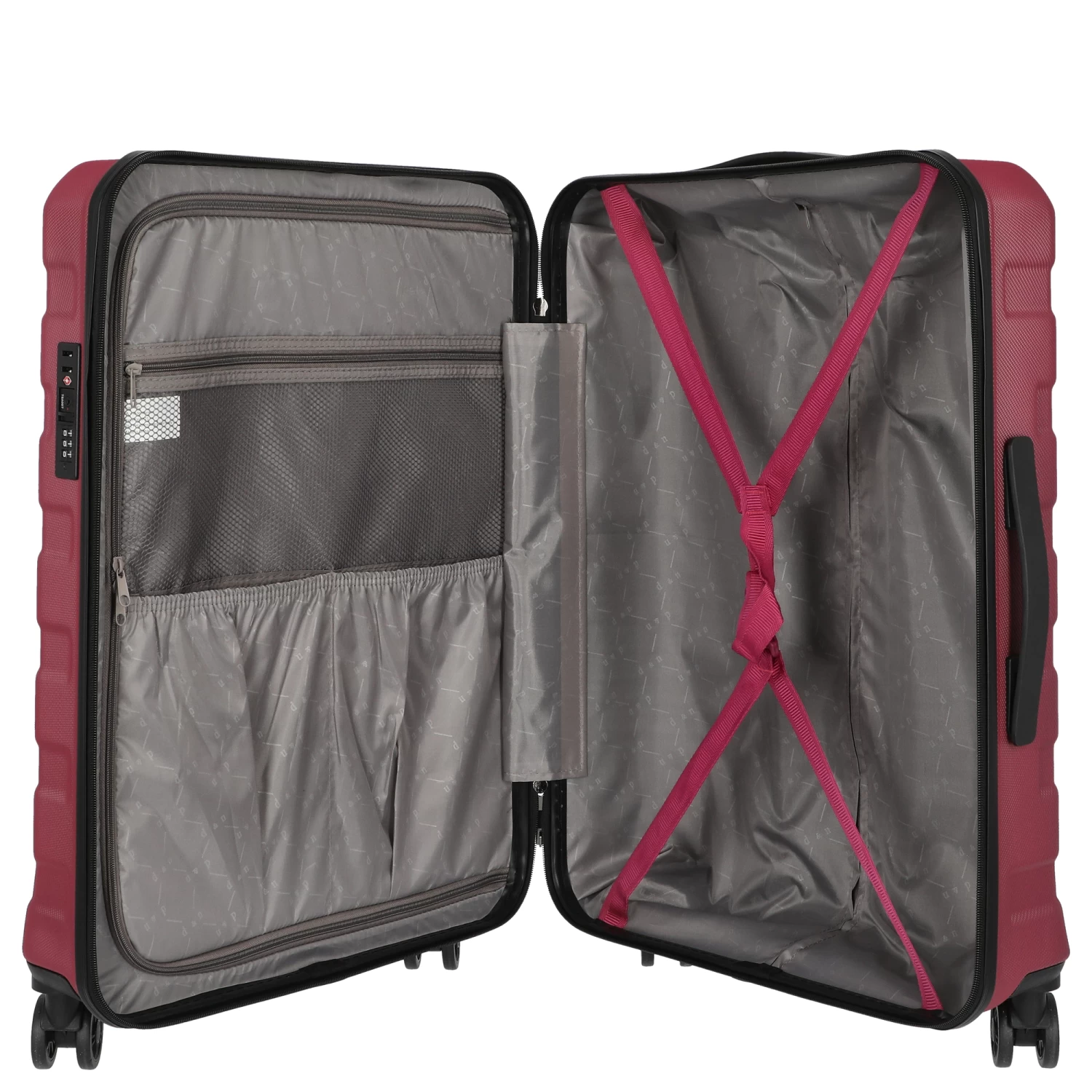 D&N Travel Line 2400 - 4-Rollen-Trolley M 68 Cm 8 D&N Travel Line 2400 - 4-Rollen-Trolley M 68 Cm – Bild 6