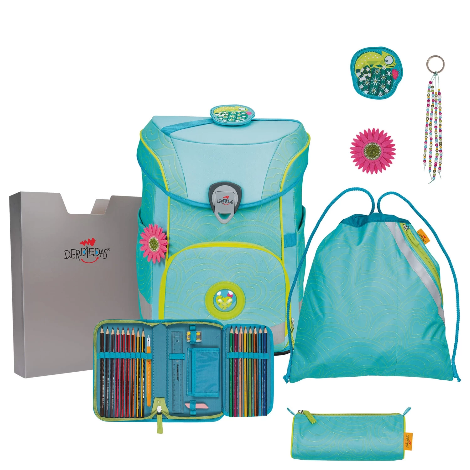 DerDieDas ErgoFlex Easy Exclusive LED - Schulranzen Set 5 Tlg. 950g 3 DerDieDas ErgoFlex Easy Exclusive LED - Schulranzen Set 5 Tlg. 950g