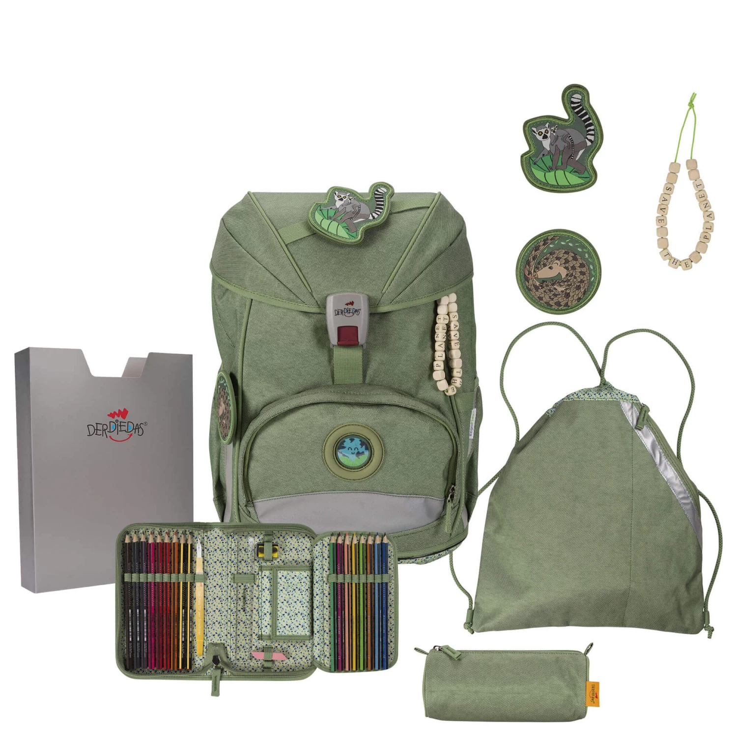 DerDieDas ErgoFlex Exklusiv ECO - Schulranzen Set 5tlg. 800g 3 DerDieDas ErgoFlex Exklusiv ECO - Schulranzen Set 5tlg. 800g