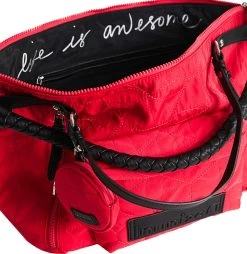 Desigual Bols Prisma Libia - Handtasche 29 Cm -Ausgewählte Modetaschengeschäfte Desigual Bols Prisma Libia Handtasche 29 cm fuchsia 22SAXA32 3002 4