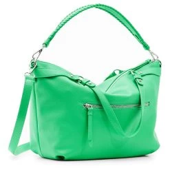 Desigual Half Logo 23 Libia 2.0 - Handtasche 29.6 Cm -Ausgewählte Modetaschengeschäfte Desigual Half Logo 23 Libia 2 0 Handtasche 29 6 cm moss 23SAXP56 4000 3