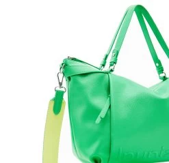 Desigual Half Logo 23 Libia 2.0 - Handtasche 29.6 Cm -Ausgewählte Modetaschengeschäfte Desigual Half Logo 23 Libia 2 0 Handtasche 29 6 cm moss 23SAXP56 4000 4