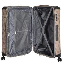 Guess Berta 28 IN - 4-Rollen-Trolley 70 Cm L Erw. -Ausgewählte Modetaschengeschäfte Guess Berta 28 IN 4 Rollen Trolley 70 cm L erw latte logo brown TWB86889880 LGW 6