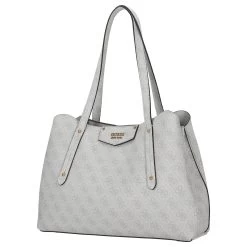 Guess Eco Brenton - Henkeltasche 37 Cm -Ausgewählte Modetaschengeschäfte Guess Eco Brenton Henkeltasche 37 cm stone logo HWESB839009 STL 2