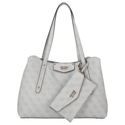 Guess Eco Brenton - Henkeltasche 37 Cm -Ausgewählte Modetaschengeschäfte Guess Eco Brenton Henkeltasche 37 cm stone logo HWESB839009 STL 6