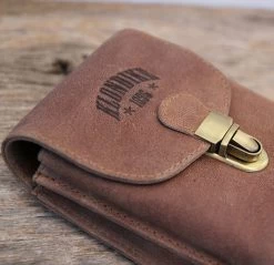 Klondike 1896 Bobby Echtleder - Gürteltasche 17 Cm -Ausgewählte Modetaschengeschäfte Klondike 1896 Bobby Echtleder G rteltasche 17 cm mittelbraun KD1032 02 4