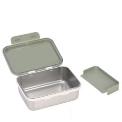 LÄSSIG Lunchbox Stainless Steel Happy Prints 18 Cm - Brotzeitbox -Ausgewählte Modetaschengeschäfte L SSIG Lunchbox Stainless Steel Happy Prints 18 cm Brotzeitbox Light Olive 1210029581 3