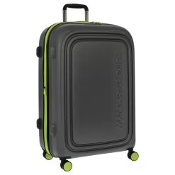 Mandarina Duck Logoduck+ - 4-Rollen-Trolley 74 Cm L Erw. -Ausgewählte Modetaschengeschäfte Mandarina Duck Logoduck 4 Rollen Trolley 74 cm L erw gray amp lime SZV33 A19 5