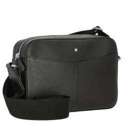 Montblanc Sartorial - Umhängetasche 22.5 Cm Leder -Ausgewählte Modetaschengeschäfte Montblanc Sartorial Messenger Bag mit Rei verschluss 22 5 cm black 128564 5