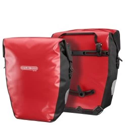 Ortlieb Back-Roller City 40 - Hinterradtasche QL1 (2x20L) 42 Cm -Ausgewählte Modetaschengeschäfte Ortlieb Back Roller City QL1 Rolltop Hinterradtasche Paar 42 cm red black F5001 5