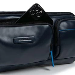 Piquadro Blue Square REVAMP 3 - Gürteltasche RFID 32 Cm -Ausgewählte Modetaschengeschäfte Piquadro B2V G rteltasche RFID 32 cm blue CA5576B2V BLU 3