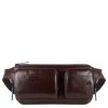 Piquadro Blue Square REVAMP 3 - Gürteltasche RFID 32 Cm -Ausgewählte Modetaschengeschäfte Piquadro B2V G rteltasche RFID 32 cm mahagony CA5576B2V MO 1