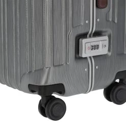 Piquadro PQ-Light Frame - 4-Rollen-Trolley 75 Cm -Ausgewählte Modetaschengeschäfte Piquadro PQ Light 4 Rollen Trolley 75 cm L silber BV4428PQLM NCU 6