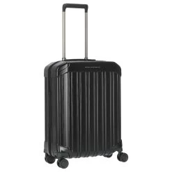 Piquadro PQ-Light - Ultra Slim 4-Rollen-Kabinentrolley 55 Cm -Ausgewählte Modetaschengeschäfte Piquadro PQ Light Ultra Slim 4 Rollen Kabinentrolley 55 cm matt black BV4425PQL NO 5