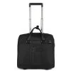 Piquadro Brief 2 - 2-Rollen Businesstrolley 40 Cm -Ausgewählte Modetaschengeschäfte Piquadro schmaler Computertrolley aus rezykliertem Stoff black BV4729BR2 N 1