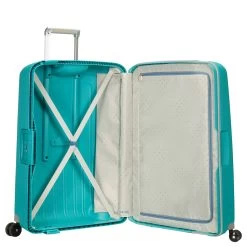 Samsonite S Cure Spinner - 4-Rollen-Trolley M 69 Cm -Ausgewählte Modetaschengeschäfte Samsonite S Cure Spinner 4 Rollen Trolley M 69 cm aqua blue 49307 1012 6