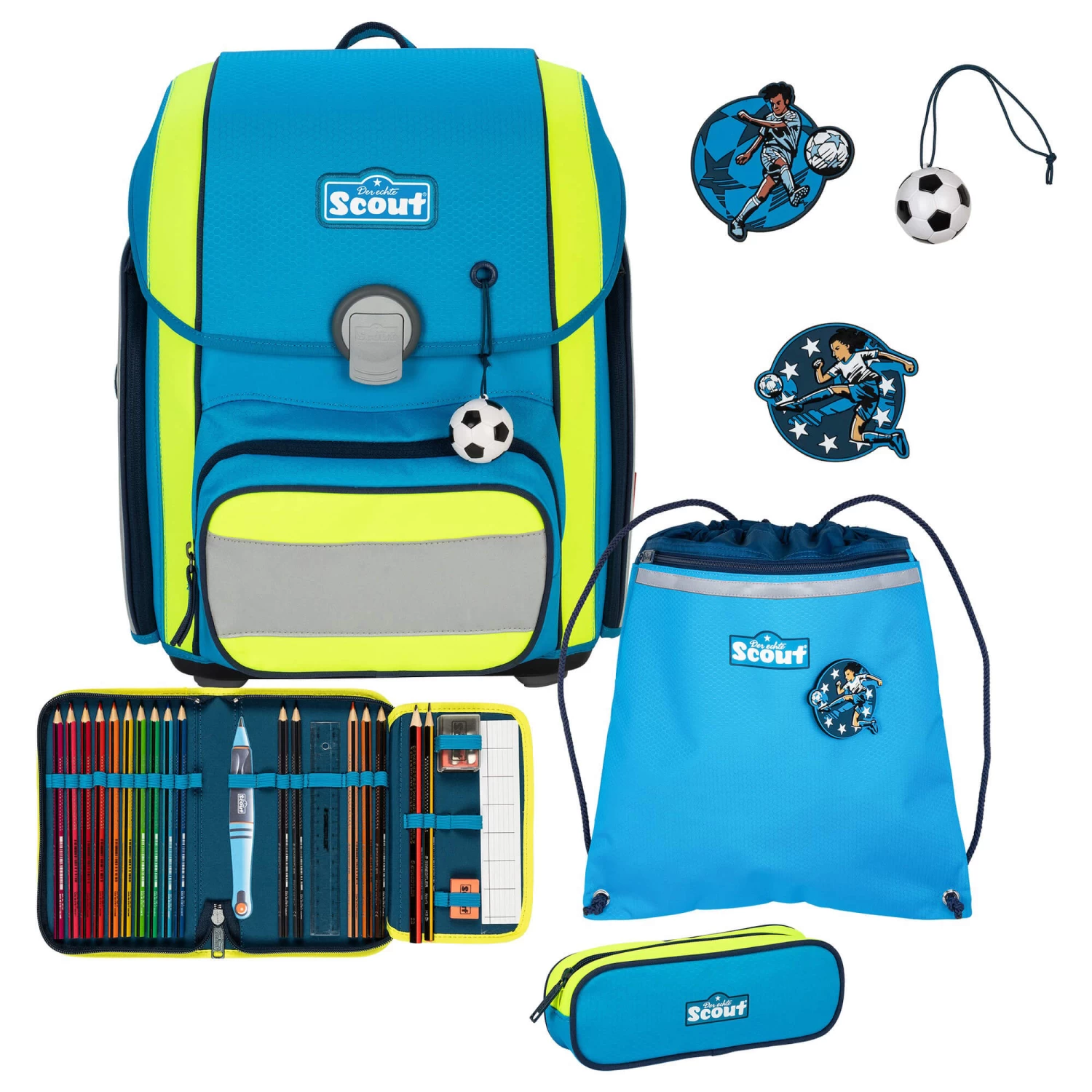 Scout Genius DIN - Schulranzen Set 4 Tlg. Mit Turnbeutel 3 Scout Genius DIN - Schulranzen Set 4 Tlg. Mit Turnbeutel