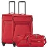 Travelite Chios - 4-Rollen-Trolley Set M/L + Reisetasche + Beautycase 4.tlg. 1 Travelite Chios - 4-Rollen-Trolley Set M/L + Reisetasche + Beautycase 4.tlg. -Ausgewählte Modetaschengeschäfte Travelite Chios 4 Rollen Trolley Set M L Reisetasche Beautycase 4 tlg rot 080042 10 1